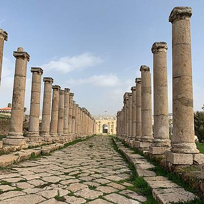 Cardo máximo de Jerash. Inside Out Travels